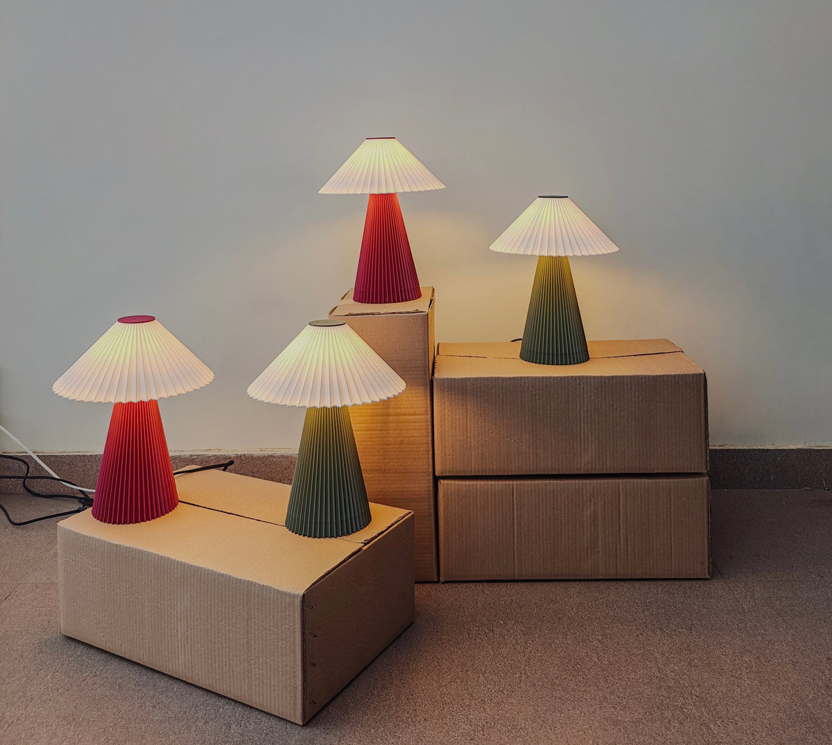 Samurai Lamp - Olive Green